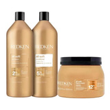 Kit Redken All Soft Shampoo 1l Cond 1l E Mascara 500gr