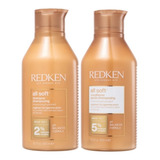 Kit Redken All Soft Shampoo 300ml+ Condicionador 250ml