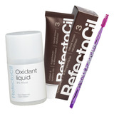 Kit Refectocil 1 Tinta Cílios E Sobrancelhas 1 Oxidante