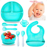 Kit Refeicao Bebe Silicone