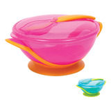 Kit Refeição Com Ventosa Bowl Com Tampa E Colher Buba