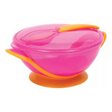 Kit Refeição Infantil Buba Com Ventosa Prato Colher Tampa
