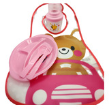 Kit Refeição Para Bebês Com Babador Prato Talher E Mamadeira