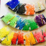 Kit Refil 1000 Elásticos Agulha Fechos Rainbow Loom