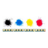 Kit Refil 4 Cores 4 Chip 407s Clp320 325n Clx3185