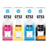 Kit Refil De Tinta Hp Original Gt53 Gt52 Color Smart Tank
