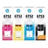 Kit Refil Tinta Hp Gt53 Preto   Gt52 Color P  Gt 5822