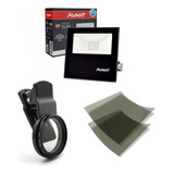 Kit Refletor 10w 2x Película Polarizadas Lente Cpl