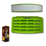 Kit Reforma Metalfrio Testeira+veneziana Mod Vn50 Verd Escur