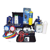 Kit Refrigeração Ferramentas Bomba De Vácuo 7 Cfm Manifold