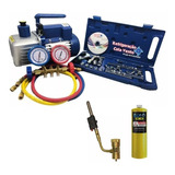 Kit Refrigeração Ferramentas Bomba Vácuo Manifold Henrck20