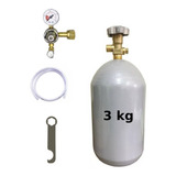 Kit Regulador Ajuste Fino Para Aquário Cilindro Co2 3 Kg