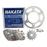 Kit Relação C Retentor Nakata Crf 230 2003 2018 Aço 1045