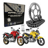 Kit Relação Cb 300r Com Retentor 2013 2014 2015 Orig Riffel