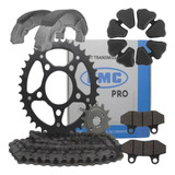 Kit Relação Cb300 2010 A 2014 coxim De Coroa lona pastilha