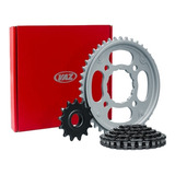 Kit Relação Cg 150 Titan Fan Transmissão Vaz Cg150 Fan150