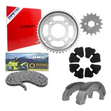 Kit Relação Cg Fan Titan150 Mix Vaz kmc Retentor Coxim Lona
