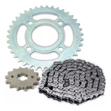 Kit Relação Competição Titan fan150 04 15 Coroa 38 Pinhao 14