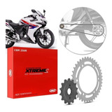 Kit Relação Coroa E Pinhão Honda Cbr 250r 38x14 Vaz Aço 1045