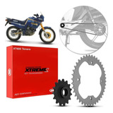 Kit Relação Coroa E Pinhão Yamaha Xt 600 40 15 Vaz Aço 1045