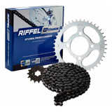 Kit Relação Coroa Pinhão Corrente Honda Pop 100 2007 A 2015