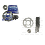 Kit Relação Coroa Pinhão Corrente Nakata Cg150 Fan Ano 2010