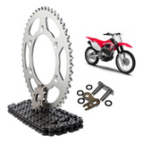 Kit Relação Crf 250f 2019 A 2024 Corrente Com Retentor