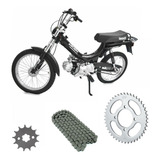 Kit Relação Da Bikelete Moby Mobilete Com Marcha 4 Tempos