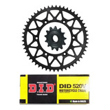 Kit Relação Drz 400 Coroa Pinhão Edgers Corrente C Retentor