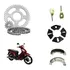Kit Relação Esticadores Lona Freio Coxim Shineray Jet 50cc 