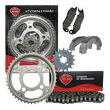 Kit Relação Fan titan 150 Pastilha Freio 2009 13 Lona