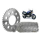 Kit Relação Gs 500 Suzuki Transmissão 39t + 16t 520h + 112l