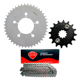Kit Relação Passe Fino Cb 300r 2009 2015 Coroa 35 Pinhão 14