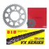 Kit Relação Shadow 600 Vt600 Com Retentor Vaz 0032 Did 525vx