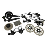 Kit Relação Shimano Alivio M3100 2x9v 18v Completo C Freio