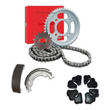 Kit Relação Titan 160 Vaz Lona Patim Buchas Cg Start 160