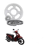 Kit Relação Transmissão Aço 1045 Phoenix 50 Shineray