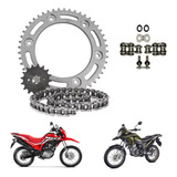 Kit Relação Transmissão Bros 160 2015 2016 2017 C Retentor