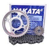 Kit Relação Transmissão Cg 150 Titan Es Ks 2004 Até 2008