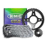 Kit Relação Transmissão Cg Titan 150 2004 Até 2015 Kmc Gold
