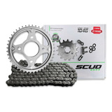 Kit Relação Transmissão Cg Titan 150 2008 2013 Retentor Scud