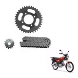 Kit Relação Transmissão Coroa Corrente Pinhão Dafra Super 50