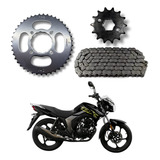 Kit Relação Transmissão Dk 150 Haojue 43d 14d Aço 1045