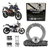 Kit Relação Transmissão G310 R gs Com Retentor Aço 1045