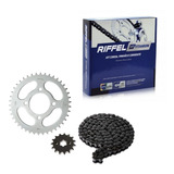 Kit Relação Transmissão Honda Xlr 125 96 03 Titanium Riffel
