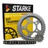 Kit Relação Transmissão Honda Xr 200 Nx 200 Aço 1045 Starke