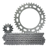 Kit Relação Transmissão Honda Xre 300 todas Aço 1045 Velth