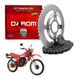 Kit Relação Transmissão Reforçada Xls 125 Aço 1045