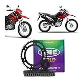 Kit Relação Transmissão Tração NXR Bros 150 2004 A 2015 Com Retentor KMC