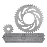 Kit Relação Transmissão Yamaha Crypton 115 Aço 1045 Velth